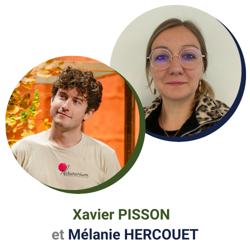 Le binôme Xavier PISSON et Mélanie HERCOUET